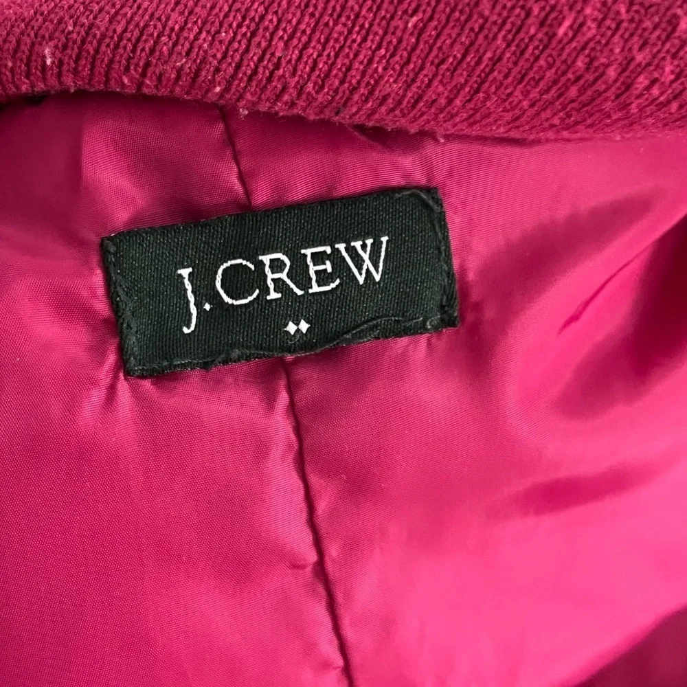 J. Crew x 2000’s Fuschia Puffer Snap Button Vest